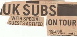 UK Subs / Actifed on Oct 13, 1983 [320-small]