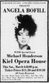 Angela Bofill / Mihael Henderson on Mar 6, 1982 [315-small]