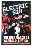 Paper Lions / Electric Six on Mar 23, 2010 [379-small]