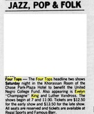 Four Tops / Evelyn "Champagne" King / Luther Van Dross on Nov 21, 1981 [595-small]