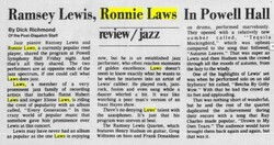 Ronnie Laws / Ramsey Lewis on Mar 7, 1980 [664-small]