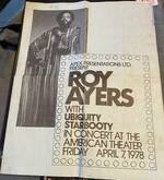 Roy Ayers w/Ubiquity Starbooty on Apr 7, 1978 [702-small]