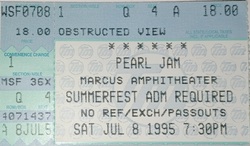Pearl Jam / Bad Religion / The Frogs on Jul 8, 1995 [739-small]