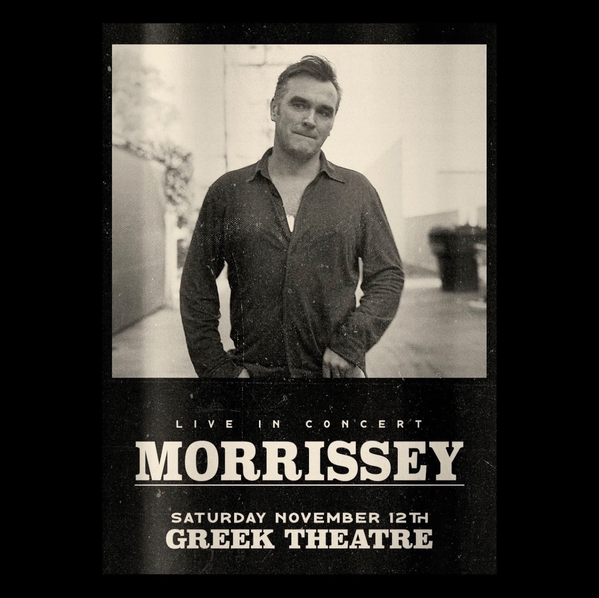 Nov 12, 2022: Morrissey at Greek Theatre, Griffith Park Los Nov 12, 2022: Morrissey at Greek Theatre, Griffith Park Los