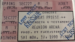 Judas Priest / Testament / Megadeth on Nov 17, 1990 [865-small]