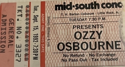 Ozzy Osborne / Alice In Chains / Motorhead  on Sep 15, 1992 [909-small]