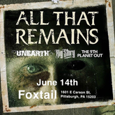 All That Remains / Unearth / Big Story / The 9th Planet Out on Jun 14, 2019 [953-small]