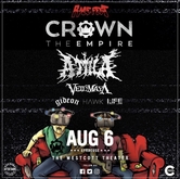 Crown the Empire / Attila / Veil of Maya / Gideon / HAWK / Life Starts Now on Aug 6, 2019 [963-small]