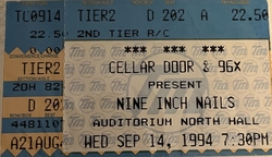 Nine Inch Nails / Marilyn Manson / Jim Rose Circus on Sep 14, 1994 [969-small]