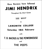 Jimi Hendrix / T.D. Backus & The Powerhouse / The Peeps on Feb 18, 1967 [037-small]