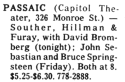 John Sebastian / Bruce Springsteen on Oct 18, 1974 [078-small]