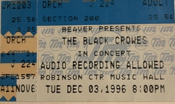 The Black Crowes on Dec 3, 1996 [147-small]