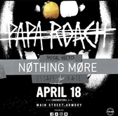 Papa Roach / Nothing More / Escape the Fate on Apr 18, 2018 [295-small]