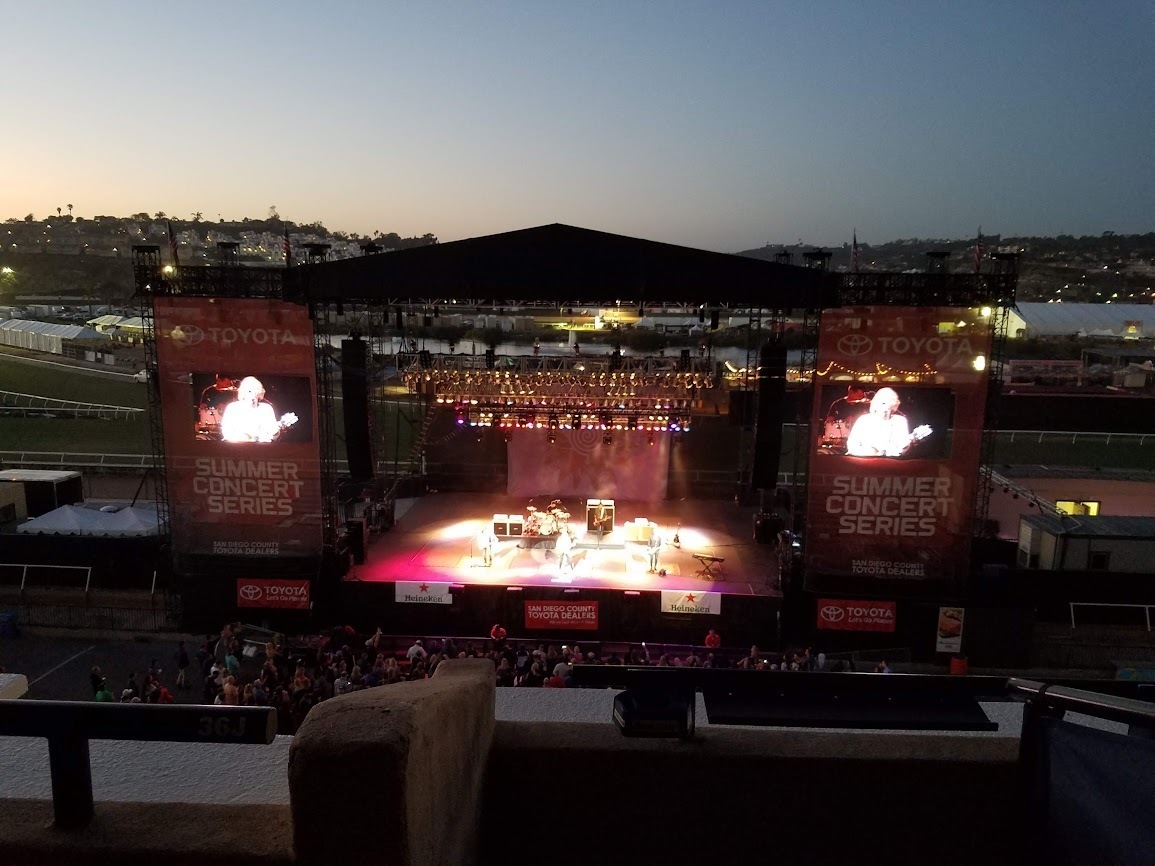 Concert History of Del Mar Fairgrounds Del Mar, California, United
