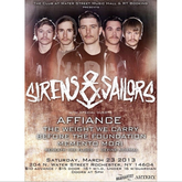 Sirens & Sailors / Affiance / The Weight We Carry / Before the Foundation / Memento Mori / Beneath The Flood / Define Normal on Mar 23, 2013 [916-small]