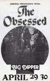 Flyer design: Dave Flood, The Obsessed on Apr 29, 1983 [126-small]