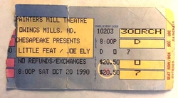 Little Feat / Joe Ely on Oct 20, 1990 [245-small]