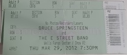 Bruce Springsteen & The E Street Band on Mar 29, 2012 [635-small]