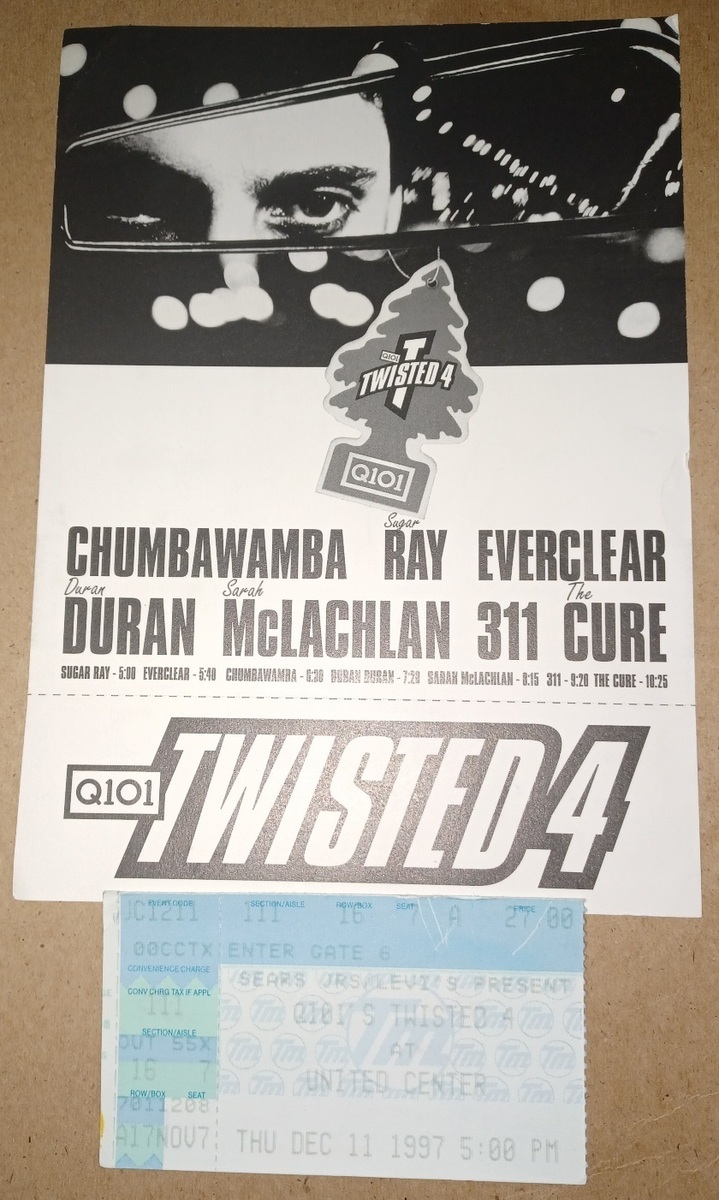 "Q101 Twisted" Concert & Tour History Concert Archives