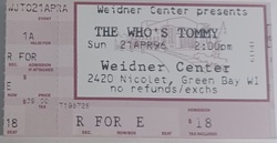 The Who's Tommy on Apr 21, 1996 [319-small]