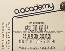 The Gaslight Anthem / Dave Hause / Blood Red Shoes on Oct 15, 2012 [381-small]