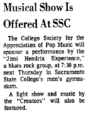 Jimi Hendrix / Soft Machine / The Creators on Feb 8, 1968 [396-small]