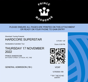 Ticket, Hardcore Superstar / Catalano on Nov 17, 2022 [428-small]