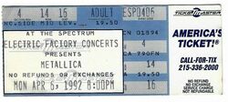 Metallica on Apr 6, 1992 [690-small]