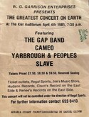 The Gap Band / Cameo / Yarbrough & Peoples / Slave on Apr 4, 1981 [065-small]