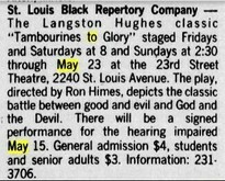 St Louis Black Repertory Company presents Tambourines to Glory on May 7, 1982 [096-small]