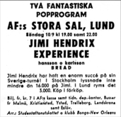 Jimi Hendrix / Bread / Hansson & Carlsson on Sep 10, 1967 [124-small]