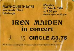 Iron Maiden / The Rods on Mar 15, 1982 [136-small]