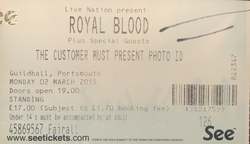 Royal Blood / Mini Mansions on Mar 2, 2015 [360-small]