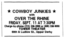 Cowboy Junkies / Over the Rhine on Sep 11, 1998 [576-small]