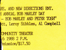 Sugar Minott / Michael Rose / Leroy Sibbles / Al Campell / 'Rankin' Scroo & Ginger on Feb 6, 1988 [766-small]