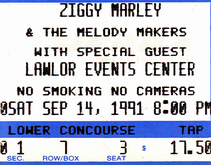 Ziggy Marley and the Melody Makers on Sep 14, 1991 [769-small]