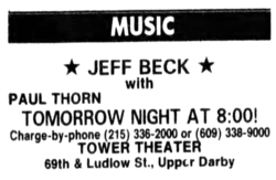 Jeff Beck / Paul Thorn on Mar 16, 1999 [945-small]