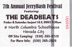 The Deadbeats on Aug 1, 2003 [987-small]