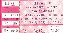 Todd Rundgren on Jan 5, 1982 [143-small]