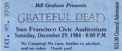 Grateful Dead on Dec 29, 1984 [271-small]