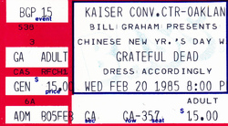 Grateful Dead on Feb 20, 1985 [279-small]