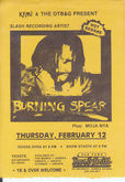 Burning Spear on Feb 12, 1987 [487-small]