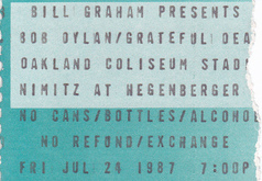 The Grateful Dead / Bob Dylan/Grateful Dead on Jul 24, 1987 [489-small]