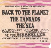 The Sea / Back To The Planet on Apr 7, 1993 [851-small]