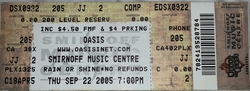 Oasis: Don’t Believe the Truth Tour on Sep 22, 2005 [605-small]