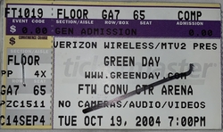 Green Day: American Idiot Tour on Oct 19, 2004 [678-small]