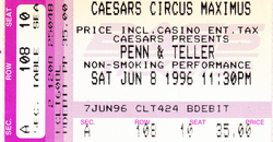 Penn & Teller on Jun 8, 1996 [688-small]