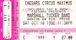 Marshall Tucker Band on Oct 10, 1992 [720-small]