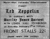 Led Zeppelin / Barclay James Harvest on Feb 17, 1970 [197-small]