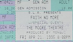 Faith No More / Steel Pole Bath Tub on Apr 21, 1995 [300-small]